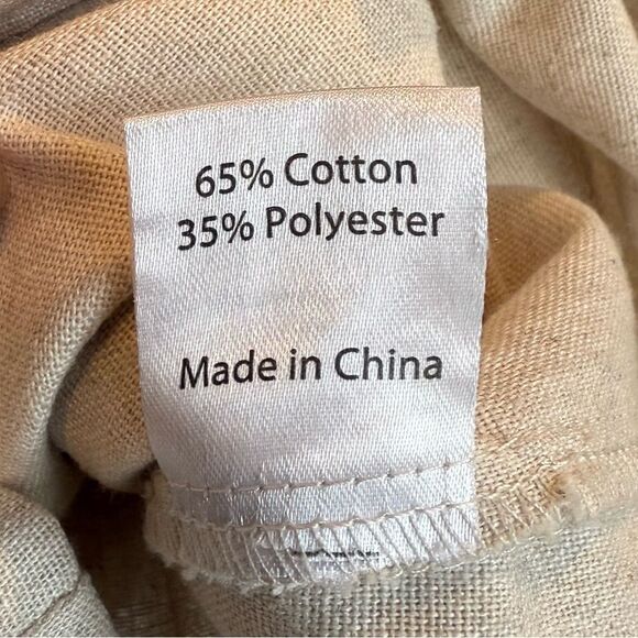 Princess Polly Cotton Blend Turin Romper Beige Short Sleeve - Women's 4 - Picture 12 of 12